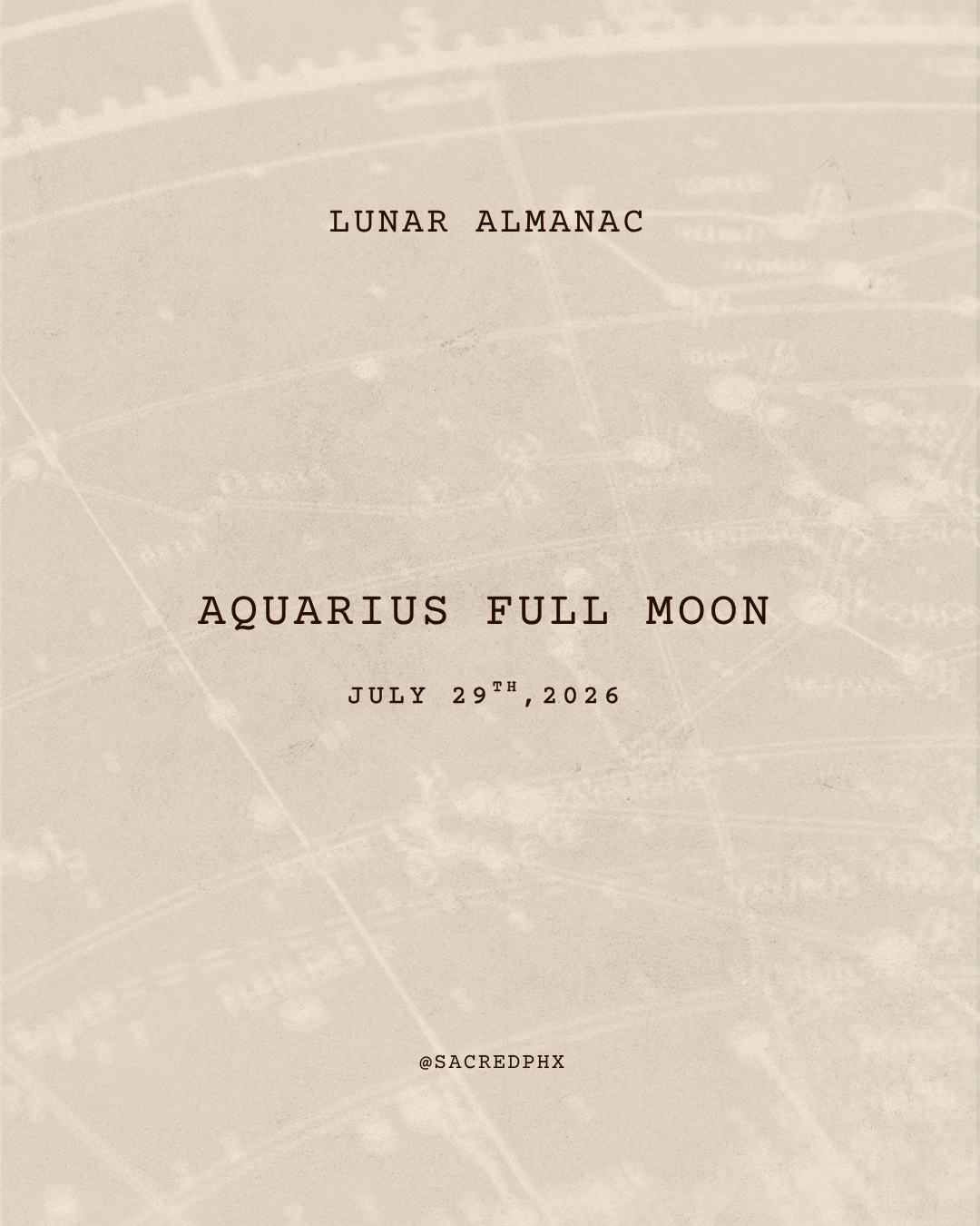 Issue No.1 Almanac- Aquarius Full Moon - July 2026