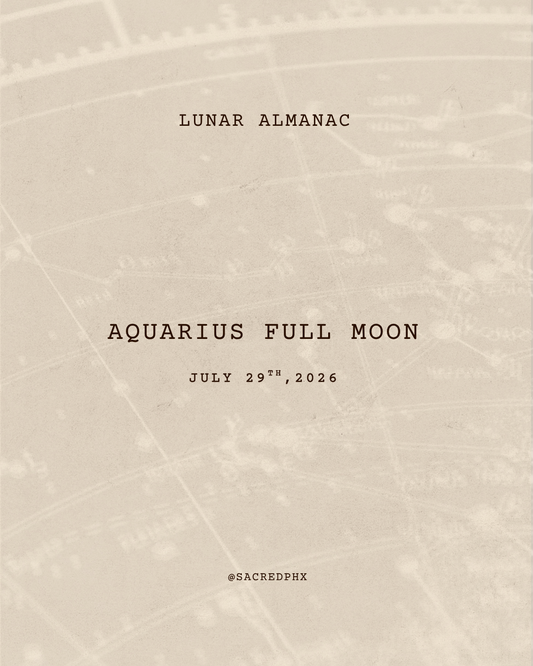 Issue No.1 Almanac- Aquarius Full Moon - July 2026