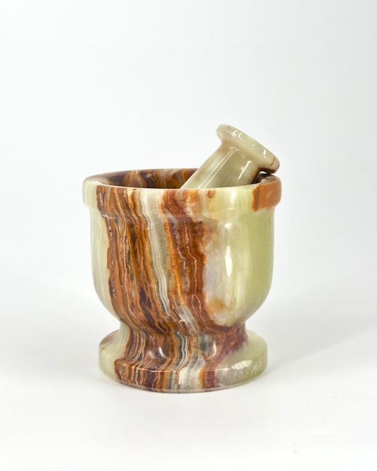 Mortar & Pestle — Green Onyx