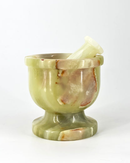Mortar & Pestle — Green Onyx