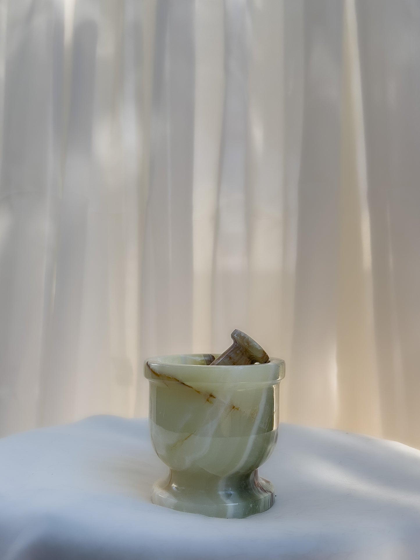 Mortar & Pestle — Green Onyx